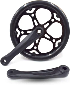 Single Chainring Bike Crank Arm Set 52/42T 170Mm 130BCD Crankset Square Taper fo - Picture 1 of 5