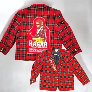 Custom Sammy Hagar Patch Blazer Jacket Vintage PENDLETON Plaid Size 22W - Picture 1 of 9