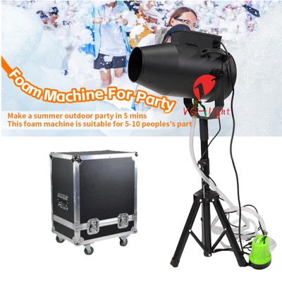 2000W Foam Cannon Bubble Machine Outdoor Summer Pool Party Foam Machine W/Case - Image 1 of 4