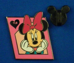 Minnie Mouse Chin on Hands PWP Promotion Starter Set pink Disney Pin # 95552 - Picture 1 of 3