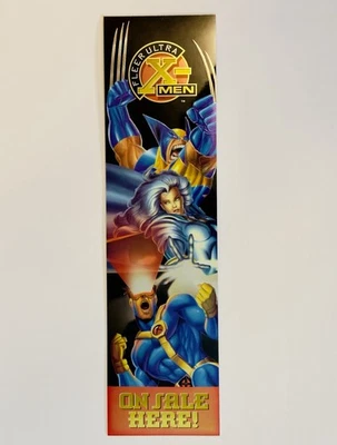 Fleer Ultra X-Men 1995 cromo gran tamaño tienda promoción Wolverine Storm Cyclops Foto 1 de 2
