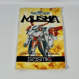 MUSHA AUTHENTIC SEGA GENESIS INSTRUCTION MANUAL ONLY - Picture 1 of 10