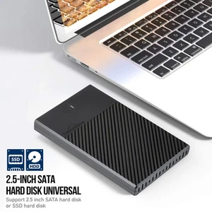 2 x Carcasa Disco Duro Externo 6TB 2.5" USB3.0 SATA HDD SSD Case Carcasa, 5Gbps - Imagen 1 de 12