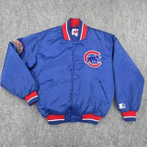 Vintage Chicago Cubs Jacke Herren Medium MLB Baseball Starter Wrigley Field 90s - Bild 1 von 22