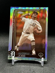 2025 Topps Chrome Jackson Jobe Sephia Refractor Detroit Tigers Rookie RC π₯βΎοΈπ₯ - Picture 1 of 2