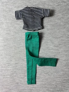 Sindy Casuals Set 1983 grün Mix Match Hose blau T-Shirt 44001 Fit 12" Puppe - Bild 1 von 3