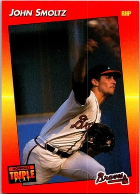 1992 Triple Play #172 John Smoltz - Image 1 of 2