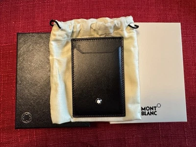 Montblanc  Leather Wallet - Black 129683 Guaranteed Genuine. - Image 1 of 4