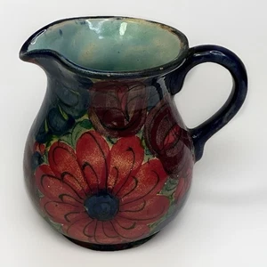 Jarra crema cerámica Joseph Mrazek arte faisán floral Checoslovaquia checo - Imagen 1 de 7