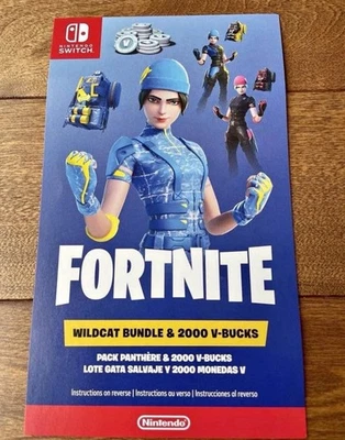 Nintendo Switch Fortnite Wildcat Code (Hit disc0rd megfox124xo) - Image 1 of 3