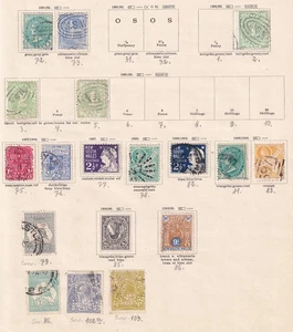 New South Wales 1891 collection of 17 CLASSIC stamps / HIGH VALUE! - Picture 1 of 1