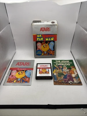 Ms. Pac-Man (Atari 2600) CIB w/Manual + Catalog Working - Image 1 of 4