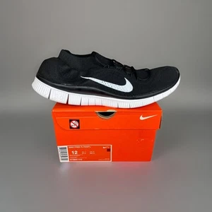 Nike Free Run Flyknit + Plus 5.0, Sz: UK 11, US 12, EU 46, 615805-010, Black - Picture 1 of 24