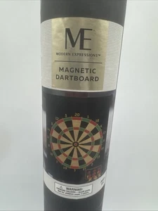 Modern Magnetic Dart Board w 6 Darts New In Box - Picture 1 of 5
