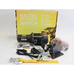 Elektrische Seilwinde PowerWinch 3500lbs ATV 12V 1587kg Kunststoff Funk UTV Quad - Bild 1 von 10