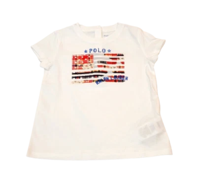 Polo Ralph Lauren Kids Unisex T-Shirt White - Image 1 of 2