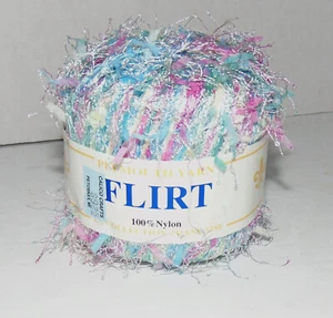 Plymouth Garn FLIRT 50 Gramm Knäuel 100% Nylon France Pinks Blau Weiß NEU - Bild 1 von 3