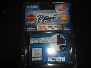 Brother P-Touch TZ-135 Labeling System 1 Tapes Black NEW IN BOX (RELAY-681)* - Picture 1 of 2