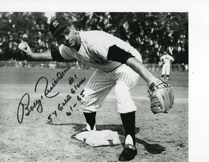 NEW YORK YANKEES BOBBY RICHARDSON SIGNED 8X10 INSCRIPTIONS - Picture 1 of 1