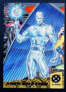 ICEMAN - 1994 Fleer Ultra X-Men Triptych - X-Men Gold Team Card #4 - G 1 - Picture 1 of 3