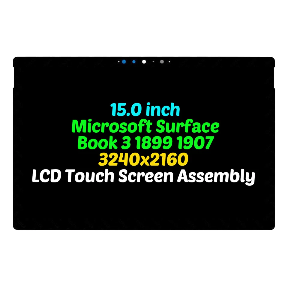 15.0" LCD Touch Screen Digitizer Assembly for Microsoft Surface Book 3 1899 1907 - Image 1 of 3