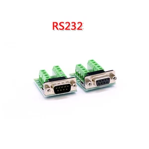 D-Sub Plug Connector RS232 Serial DB9 9Pin - Male & Female Plug - Picture 1 of 3