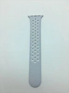 Genuine Apple Watch Nike Sport Band 38/40mm Platinum/White- M/L Strap Only - OEM - Picture 1 of 3