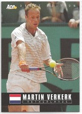 2005 Ace Authentic Debut Edition - Martin Verkerk Tennis Card #30