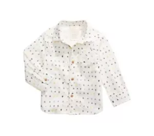 First Impressions Baby Boys 18M Angel White Cotton Tree Printed Shirt NWT - Picture 1 of 5