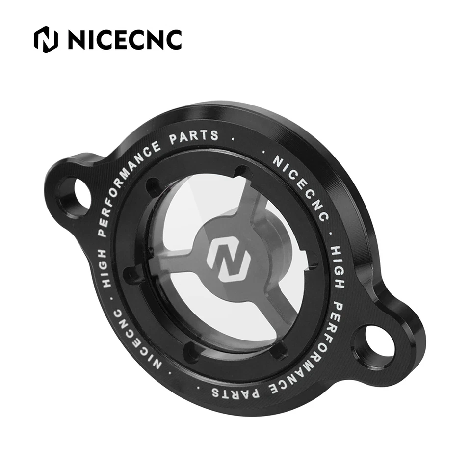 Cubierta de filtro de aceite transparente NICECNC para KTM 390 Adventure 2020-23 250 Adventure 21-23 Foto 1 de 4
