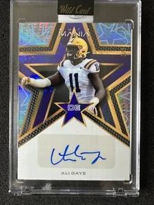 Ali Gaye 2023 Wild Card Auto Mania Football Rookie Auto RC 3/3 Texans - Picture 1 of 2