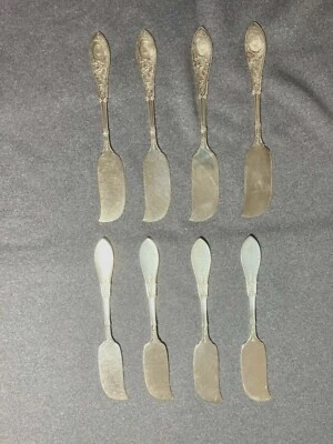 Juego de 8 esparcidores originales Gorham Whiting Arabesque de plata de ley ¡MUY RAROS! Foto 1 de 4