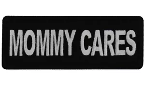 MOMMY CARES BORDADO 1 1/2 X 4 PLANCHA EN PARCHE **ENVÍO GRATUITO** - Imagen 1 de 1