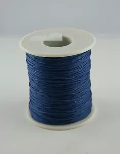 Gewachstes Baumwollband 2 Meter Bändchen 1 mm dick verschiedene Farben - Bild 1 von 10
