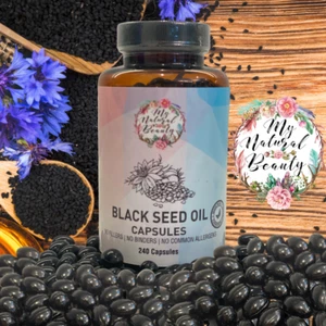 100% Pure Black Seed Oil Capsules- 240 capsules- 4 month supply. FREE SHIPPING - Picture 1 of 12