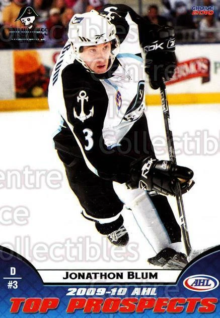 2009-10 AHL Top Prospects #27 Jonathon Blum - Image 1 of 1