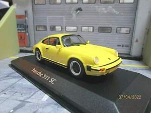 PORSCHE 911 SC 3.0 Coupe giallo 1979 modello a G minichamps maxichamps 1:43 - Foto 1 di 4