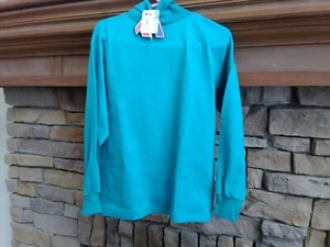 Charlotte Hornets Turtleneck Shirt Teal Youth Boys Girls Size L 14 - 16 NEW USA - Picture 1 of 7