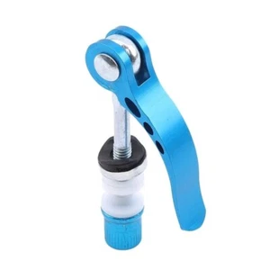 Fahrrad Sattelstütz Schnellspanner Alu 6 x 55 mm Blau - Picture 1 of 2