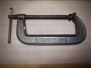 WESTWARD 6RA21 8" DEEP THROAT CLAMP - Picture 1 of 4