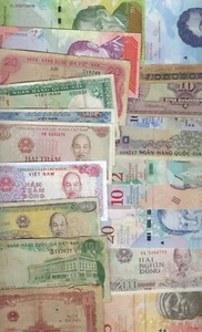 VIETNAM & VENEZUELA 1958 - 2018 ~ 20 X PAPER MONEY LOT # 8709 (*-*) - Picture 1 of 9