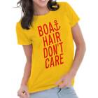 Boat Hair Dont Care Anchor Nauti Attitude Graphic T Shirts for Women T-Shirts