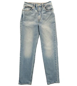 Levi's Jeans 27x31 Women's Light Blue70's High Rise Slim Fit Straight Leg Denim - Picture 1 of 9