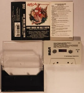 KENNY ROGERS & DOLLY PARTON / ONCE UPON A CHRISTMAS / CASSETTE TAPE / RCA 5307 - Picture 1 of 2