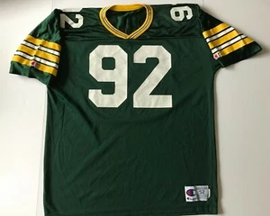 RARE Vintage Authentic Champion Reggie White Green Bay Packers Jersey Size 52 - Picture 1 of 4