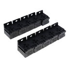 10 Set 30A-80A Relay Base Holder Stand 5 Pin Socket With 5 Terminals 6.3Mm New