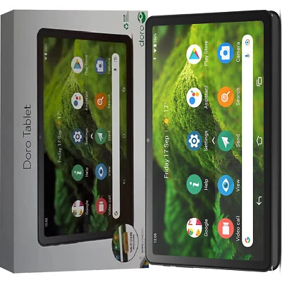 Doro Tablet 10.4 Inch Grey 32GB + 4GB Wifi + Bluetooth NEW - Image 1 of 4