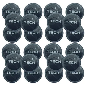 TECH TYRE PUNCTURE REPAIR PATCHES INNER TUBE MOUNTAIN BICYCLE BIKE CAR X 25 - Picture 1 of 3