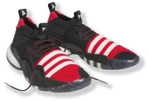 Adidas Trae Young 2 Shoes - NEW Mens Size 10 Black / Red - #46022-OFCL - Picture 1 of 5