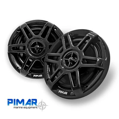 COPPIA CASSE MARINE NAUTICHE 150WATT PER BARCA GOMMONE ALTOPARLANTI NAUTICA